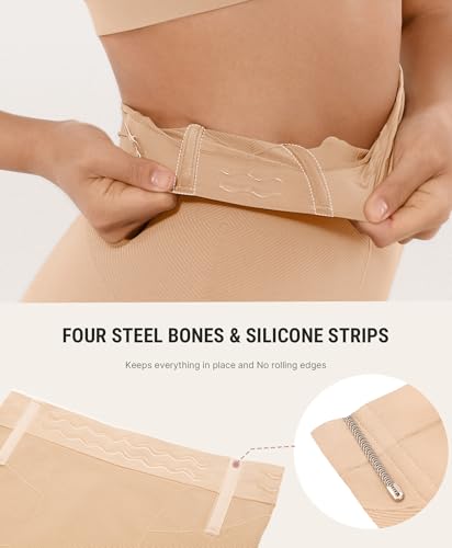 Image of FeelinGirl Body Shaper Tummy Control Shapewear Underwear High Waisted Shaping Briefs Panty Girdle