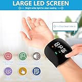 WDKXCN Wrist Blood Pressure Monitor, Accurate Blood Pressure Monitors Wrist with 99x2 Reading Memory, Bp Machine with Large Led Screen & Automatic Voice, for Adult Elder at Home or Travel - Image 4