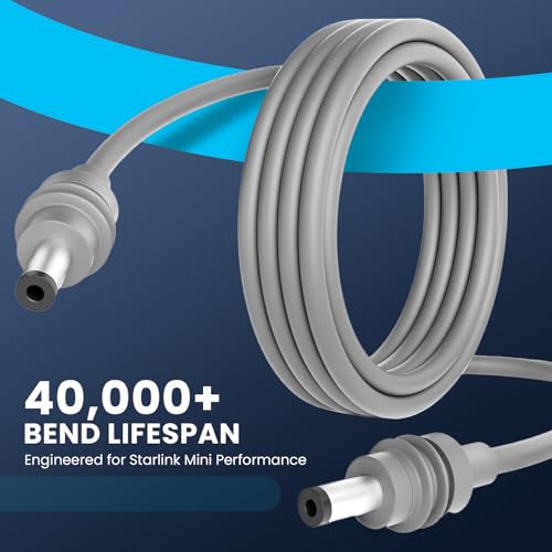 Cable de alimentación CC para Starlink Mini macho a macho anti cortes de luz 4
