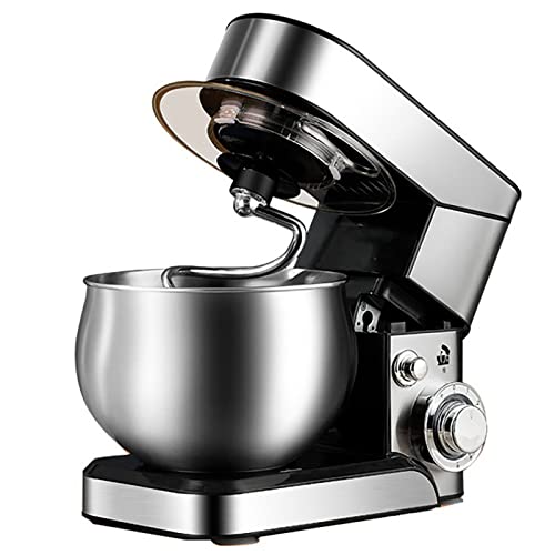 ZHJOPP Electric Stand Mixer, 1200W Home Kitchen Stand Mixer with 5L Stainless Steel Mixing Jar, 6 Adjustable Speeds, Suitable for Home and Bakery Use