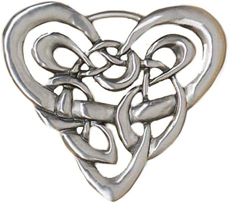 Cynthia Webb Designs Celtic Heart Pewter Wall Plaque - Handcrafted in the USA