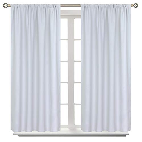 BGment Rod Pocket Blackout Curtains for Bedroom - Thermal Insulated Room Darkening Curtain