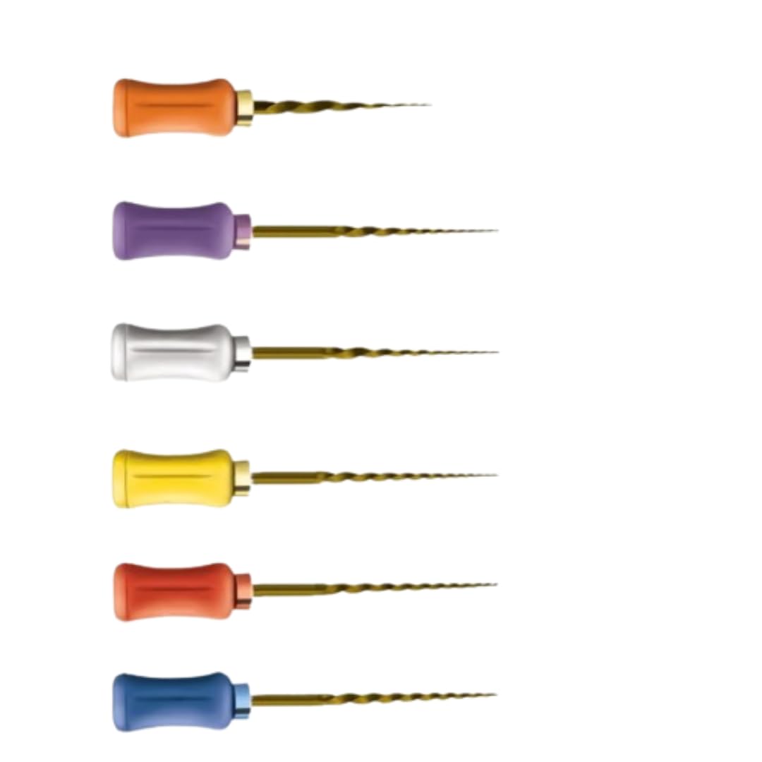 Healix Pro Gold Control Memory NiTI Hand Files | Assorted | 25mm | Blister Pack of 6 Files (B0D3L2KNSQ) Amazon Price History, Amazon Price Tracker
