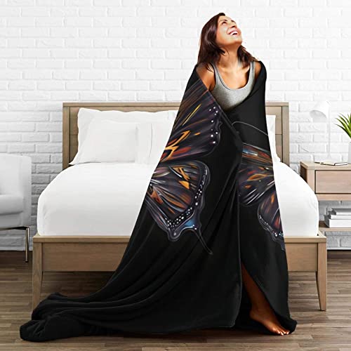 Couverture micro polaire pliable Mystery Butterfly pour vos soirées - 6