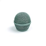 Replacement Mesh Microphone Grille For Shure SM58 565SD LC SV100 ,Green