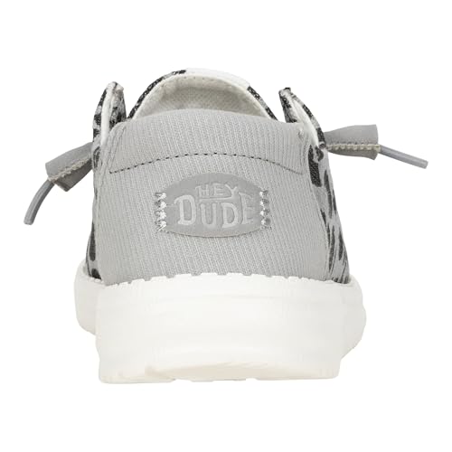 Image of HEYDUDE Wendy Star Loafers for Little, and Big Kid - Textile Upper with Lace Detailing, Removable Insole, Chic and Nice