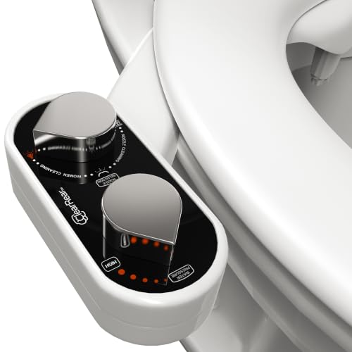 CLEAR REAR Bidet Attachment for Toilet Seat - Non-Electric...
