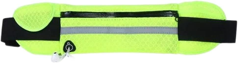 Men Women Breathable Portable Ultraing Light Reflective Sports Running Waist Bag Cycling Waist Pack for Below 6 inch Phone(E)