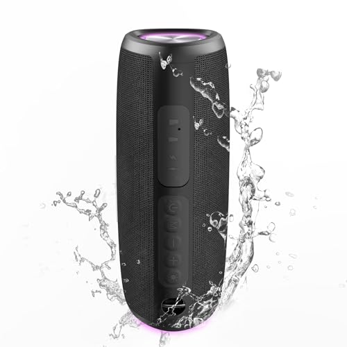 Bluetooth �X�s�[�J�[ ���C�����X�X�s�[�J�[ 24���ԘA���Đ� TWS�@�\�Ή� Type-C�[�d�� Bluetooth/TF�J�[�h/�}�C�N���� �n���Y�t���[�ʘb �����^�т₷�� �u���b�N ���{��戵������ ���[�֗�