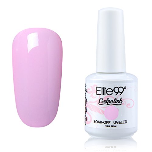 Elite99 Soak-off Gel Polish Lacquer Nail Art UV LED Manicure Varnish 15ml Rose Shadow 1408