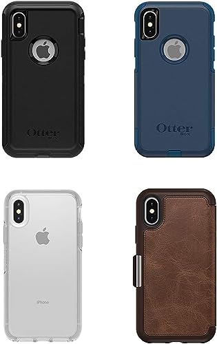 Coque iPhone X OtterBox Commuter rigide fine Bespoke Way Blue