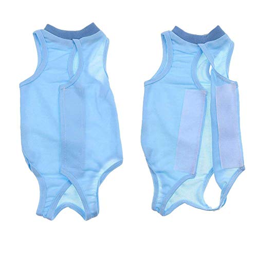 Cat Recovery Suit for Abdominal Wounds or Skin Diseases, Cat Onesie for Cats After Surgery Female Kitten Recovery Suit, Breathable E-Collar Alternative for Cats After Spay Anti Licking Wounds - Thumbnail 2
