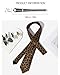Bawnhaw Leopard Necktie for Women Men, 2.8 Inch Wide Skinny Novelty Animal Print Cheetah Tie for Party Business Wedding Party Casual Fashion