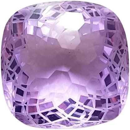 95.75 CT Natural Kunzite Purple-Pink Color Cushion Cut Faceted Loose Gemstone for Jewellery Making