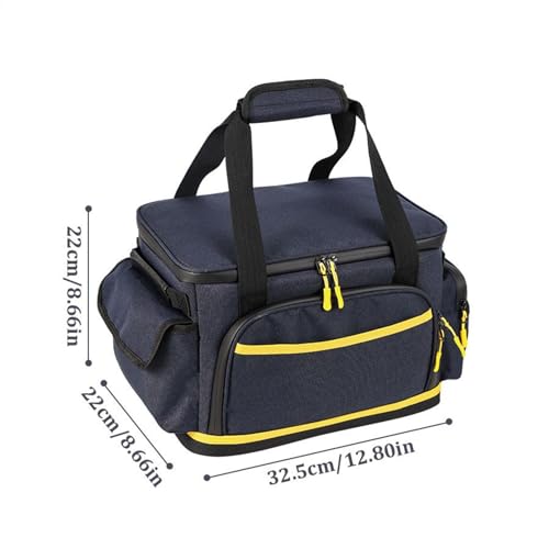 Case de stockage de centrales portables et câbles Teksome multi-poche