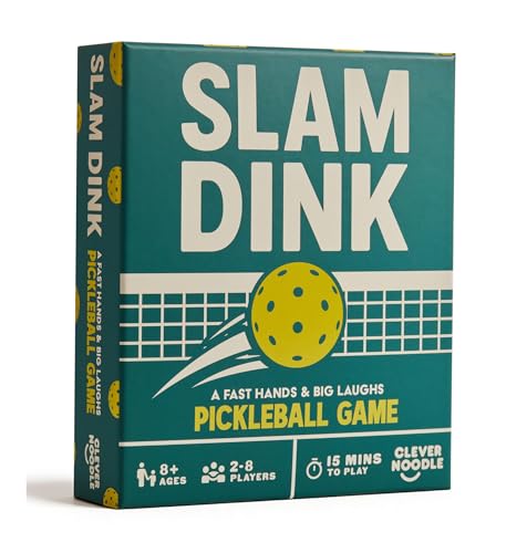 Clever Noodle Slam Dink I Pickleball Game I Pickle Ball Gift I A Hilarious Pickleball Card Game I Gifts for Pickleballers I Family Card Game
