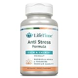 Lifetime Calm & Calmer Anti-Stress Formula | w/Rhodiola Rosea & Relora | to Help Ease & Calm Mind |...