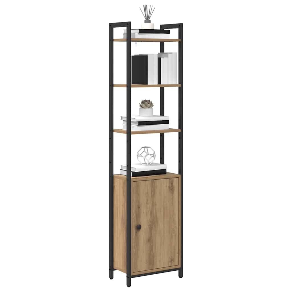 Generisch Bücherregal Artisan-Eiche 40 x 24 x 161 cm Holzwerkstoff,Möbel,Regalsysteme,Bücherregale Bücherschränke-883855