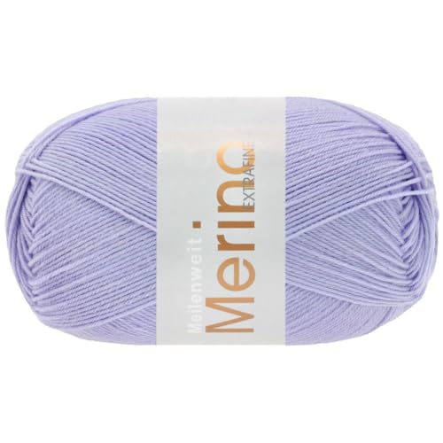 LANA GROSSA Meilenweit 100 Merino extrafine | Hochwertiges Sockengarn, waschmaschinenfest | Handstrickgarn aus 75% Schurwolle & 25% Polyamid | 100g Wolle, Stricken & Häkeln | 420m Garn FB2403