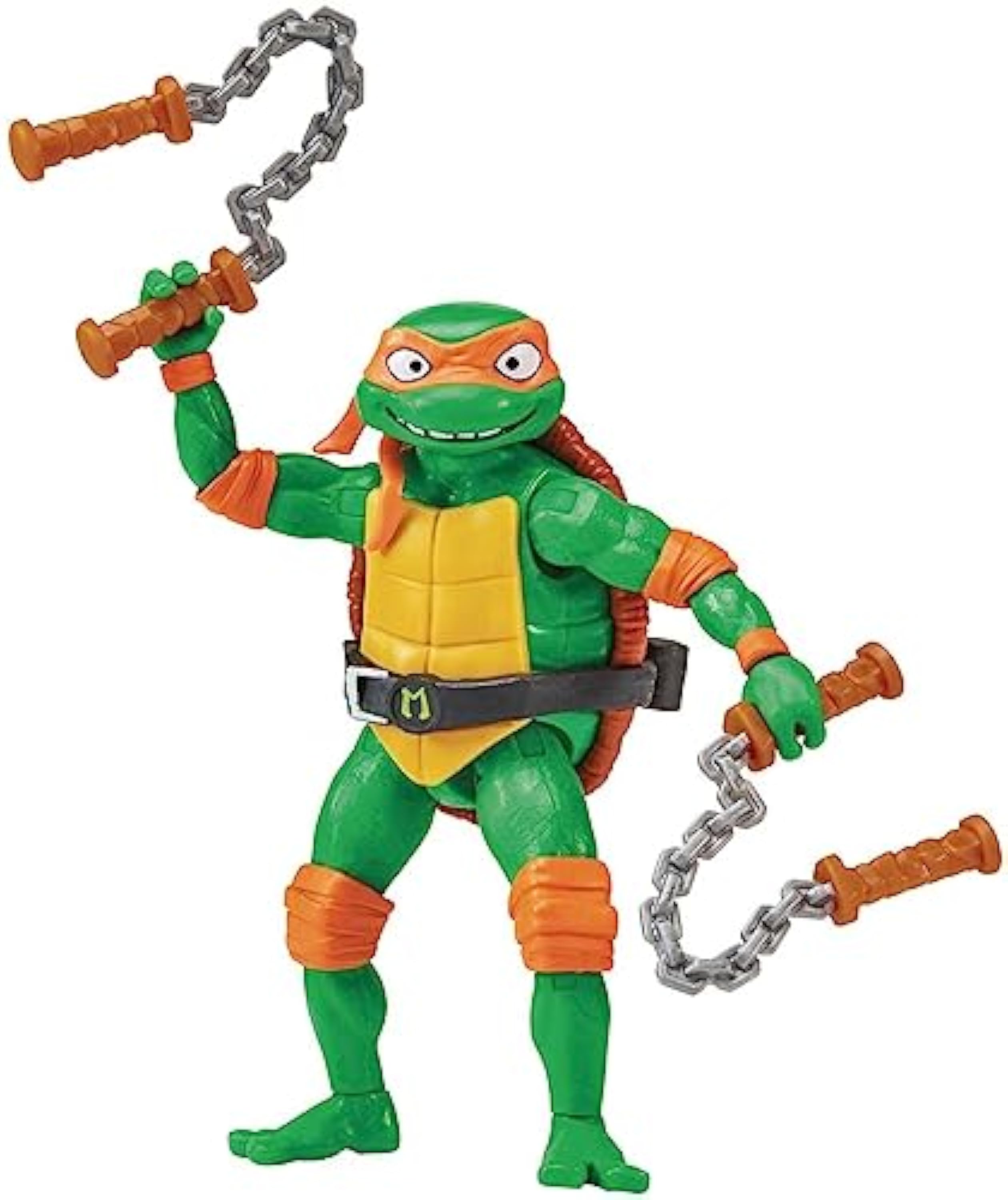 Teenage Mutant Ninja Turtles 83283CO Michaelangelo Mutant Mayhem - Figura de acción básica de Michelangelo de 4.25 Pulgadas, Regalo Ideal para niños de 4 a 7 años y Fans de TMNT
