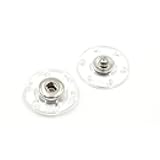 10 Sets Clear Transparent Press Snap Buttons Fasteners for Coat Shirt Clothing Bag DIY Sewing (Transparent, 21mm)