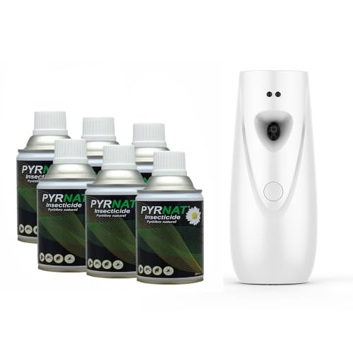 Anti-mouches et moustiques efficace au pyrèthre avec diffuseur automatique