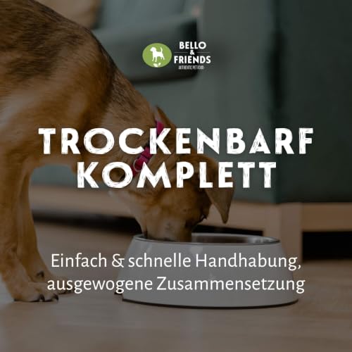Bello & Friends Trockenbarf Komplett Rind, natürliches Hundefutter 1 kg