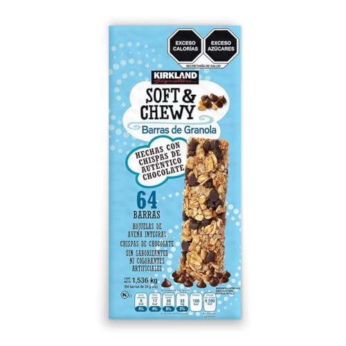 Listado de Barras los más recomendados. 40 Kirkland Signature Barras de Granola Soft & Chewy 64pzs