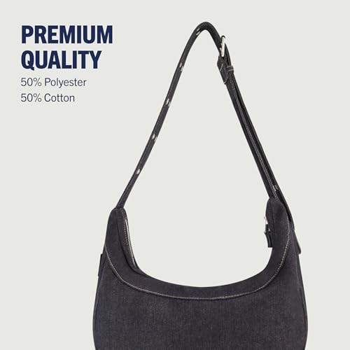 Image of True Religion Women's Shoulder Bag Purse, Buddha Pocket Hobo Handbag with Adjustable Strap