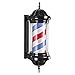 Produktbild GAYBJ Traditioneller Barber Pole 27,5" LED Barber Pole Rotating Licht Hair Salon Shop Kosmetik Anmelden Illuminating Rot Weiß Blau Nicht Regular Bulbs Barber Traditionelle
