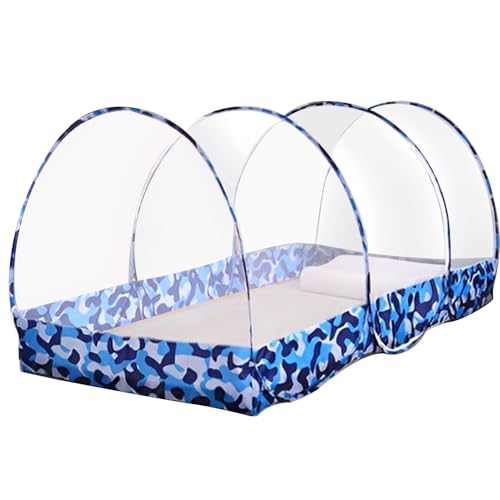 Mosquitera, carpas portátiles para acampar, tienda de mosquitero al aire libre plegable, anti-UV e impermeable, cielo de cama de viaje, para camping hotel jardín