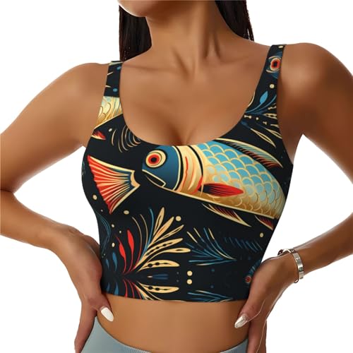 Gilet de sport femme sans manches au design artistique unique