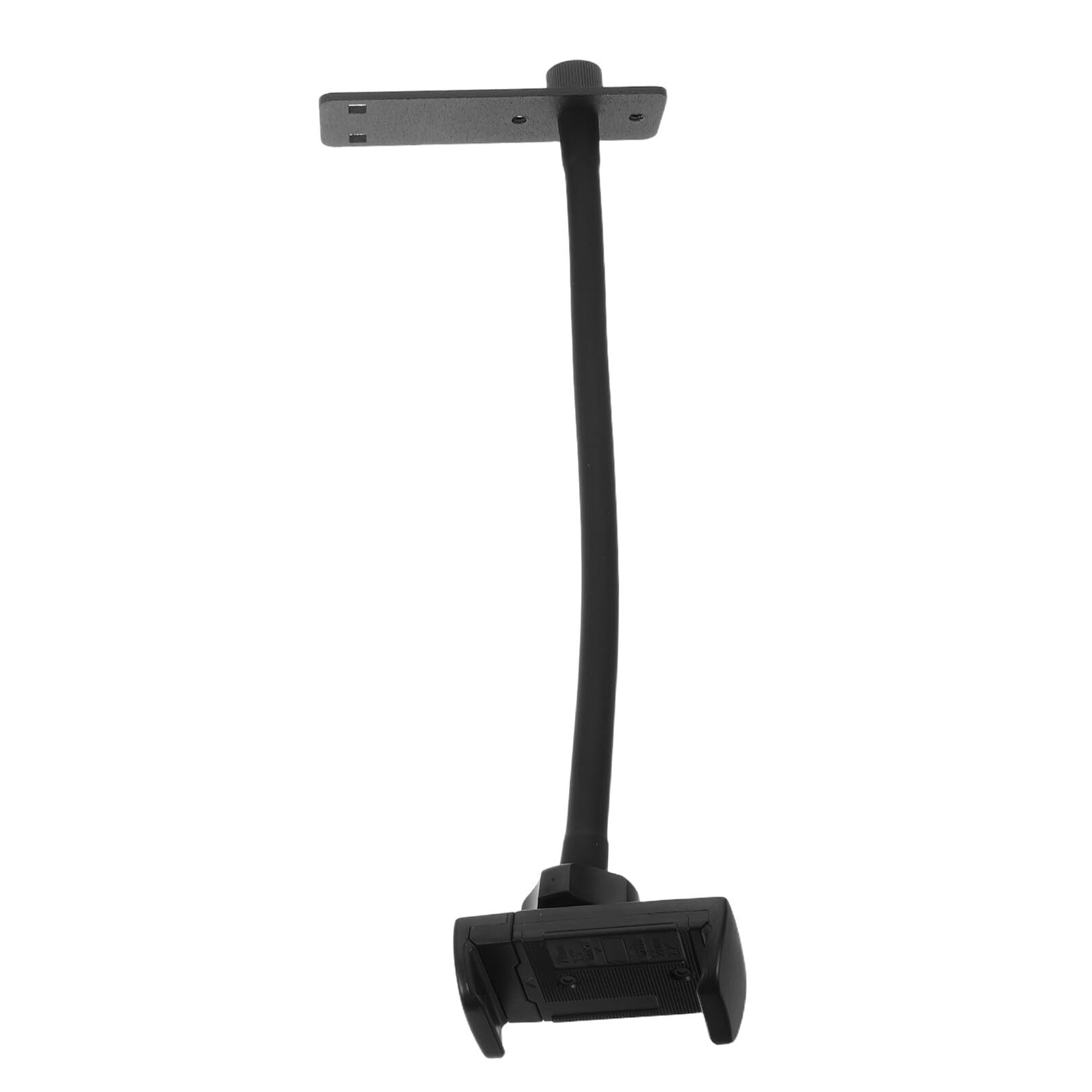 Soporte para Micrófono de Soporte Negro de Metal y Plástico | 34,00 X 11,50 X 7,00 Cm, Instalación Rápida, Estabilidad Segura, Ligero y Portátil