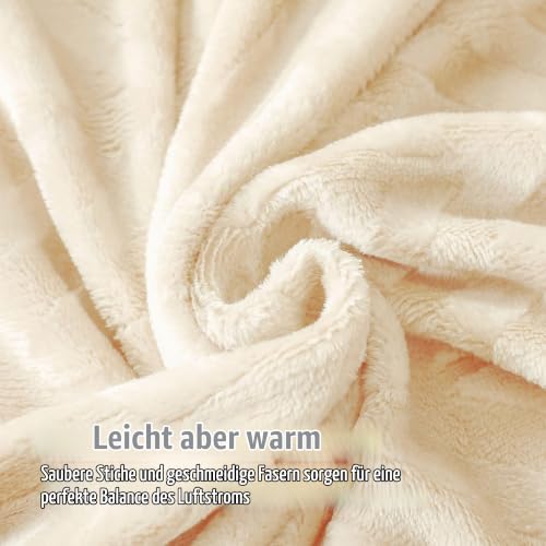 Whale Flotilla Kuscheldecke Flauschig 150x200 cm Sofadecke Fleecedecke – Ansicht 4
