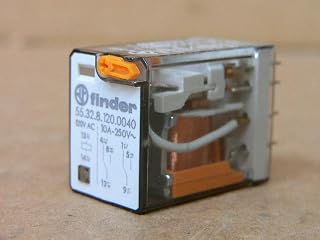 Finder 55.32.8.120.0040 120Vac Quick Connect Power Relay