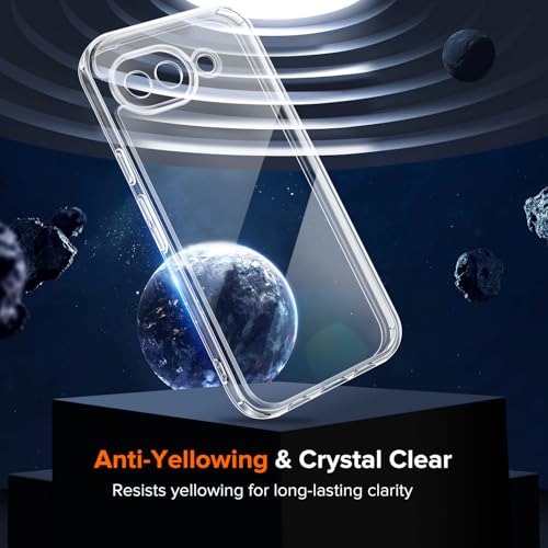 Image of ivoler 3-in-1 Case for Google Pixel 10a 6.3 inch, Clear