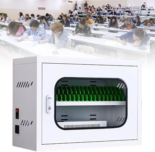 Stazione Di Ricarica Per Telefono Con Serratura - Armadietto Di Ricarica Sicuro A 12 Slot Per L'Archiviazione Ordinata Dei Dispositivi In Uffici, Scuole E Luoghi Di Lavoro - Perfetto Per Aule E Spazi