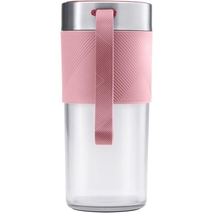 WMF Minis Mix on the Go 300 ml, Mini Mixer to Go, frullatore USB Smoothie Maker, Ricaricabile e Portatile, Rosa