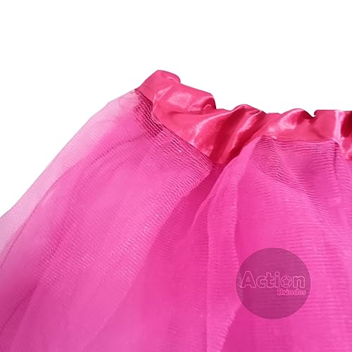 Saia Tule Pink Adulto Curta - 40cm
