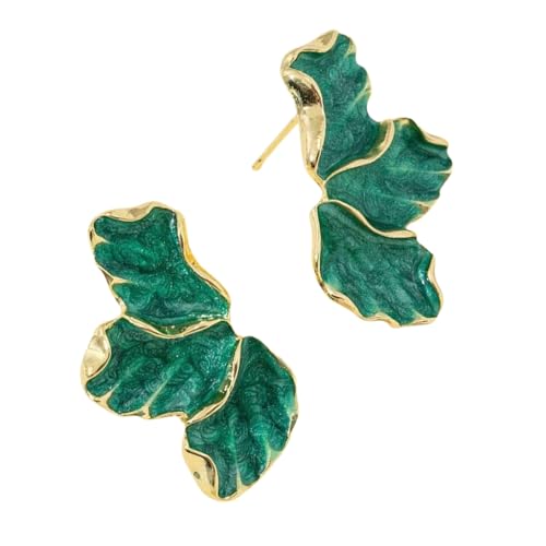 Trendy Elegant Styles Earrings With Maple Leaf And Flower Detail Outfits
