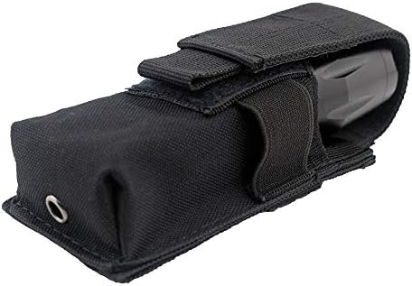 MiOYOOW Flashlight Pouch, Molle LED Torch Pouch Flashlight Holster Nylon Flashlight Cover Case for Outdoor Camping Hiking