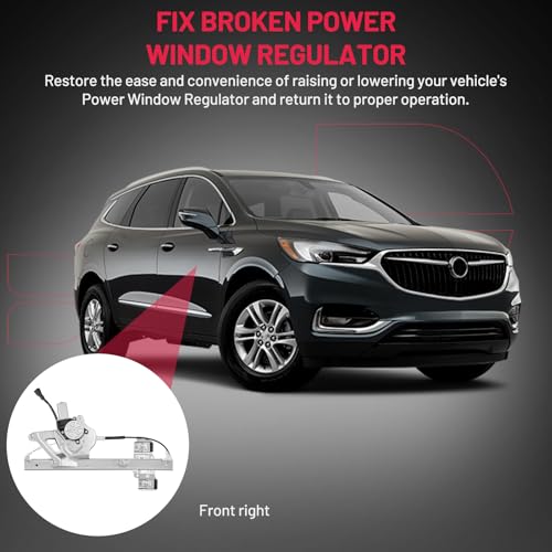Image of BDFHYK 741-761 Power Window Regulator with Motor Front Right for Buick Lesabre 2000 2001 2002 2003 2004 2005 00 01 02 03 04 05