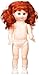 Darice Caucasian Doll with Red Hair, 13-1/2-Inch