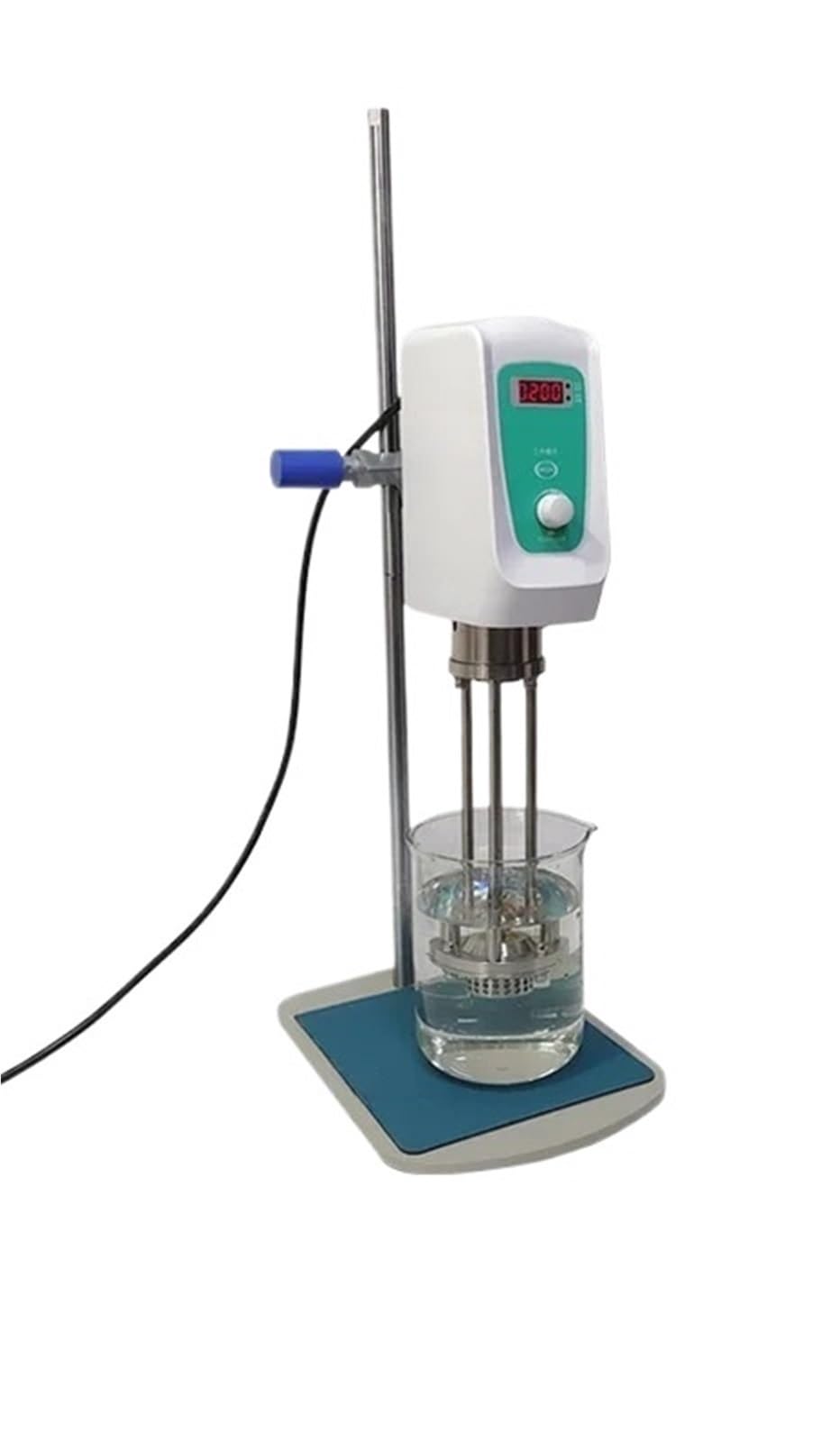 CVFRDD Homogenizer Laboratory Digital Homogenizer, Power Increasing High-speed Shear Cosmetic Disperser(JRH200-S)