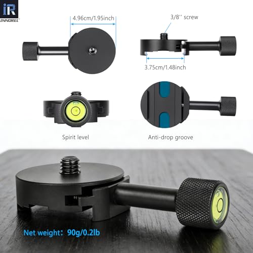 Placa de liberación rápida de 500 mm INNOREL RS50 multiuso para trípode de cámara réflex 3