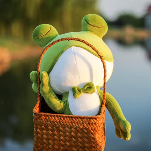 Qcotng Frog Stuffed Animal Plush Toy, Super Soft Cute Frog Sleeping Pillow, Frog Plush Pillow, Best Gift For Kids,Friends(1 Pack) (33.5In/85Cm) #TOP5