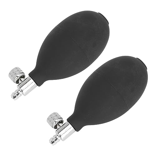 Blutdruck Latexbirne, Ersatz Inflation Glühbirne, 2 Stück Latex Blutdruckbirne Ersatz Inflations Blutdruckmessgerät Birnepumpe mit Luftablassventil zum manuellen Aufpumpen des Blutdruckmessgeräts