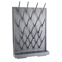 Lab Drying Racks - Lab Supply Pegboard Bench,27 Pegs Drying Rack Lab,Wall Mounted Test Tube Dryer,Detachable PP Lab Rack