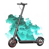 Electric Scooter, 22 Miles Long Range, Top Speed 19 MPH, 8.5" Solid Tires, Powerful 350W Motor, Commuting E Scooter with Cruise Control, Folding Escooter for Adults & Teens, Dual Braking, APP Control