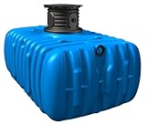 4rain Kit cuve à enterrer Jardin Flat Confort, Contenance 3000 L